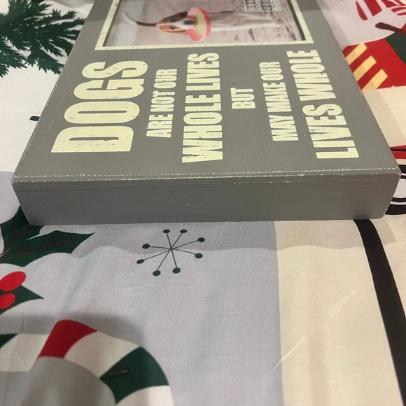 New Dog Photo Frame Gray & Off White - Picture 6 of 6